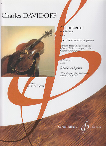 Davidoff, Concerto No. 4 (Capucon) (Billaudot)