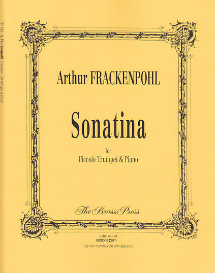 Frackenpohl, Sonatina (PicTrp,Pf) (Brass Press/Bim)