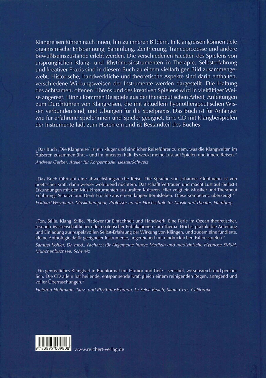 Oehlmann, Klangreise (+CD) (Ludwig Reichert)