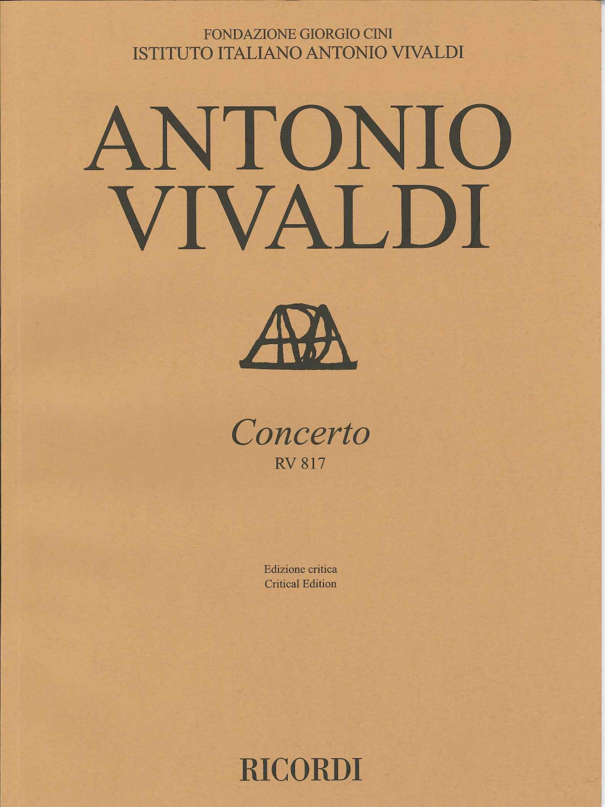 Vivaldi, Concerto RV 817 in A (Vn,Str) (Ricordi)