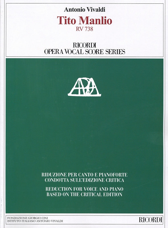 Vivaldi, Tito Manlio, RV 738 (Ricordi)