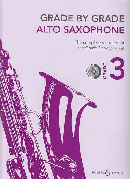 Grade by Grade, Alto Sax, Grade 3 (+CD) (Boosey)
