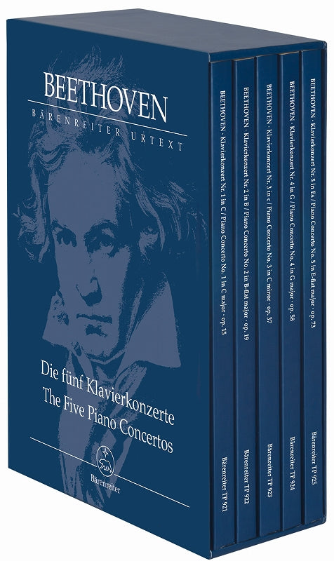 Beethoven, Concertos for Piano (5-v.Set) (Barenreiter)