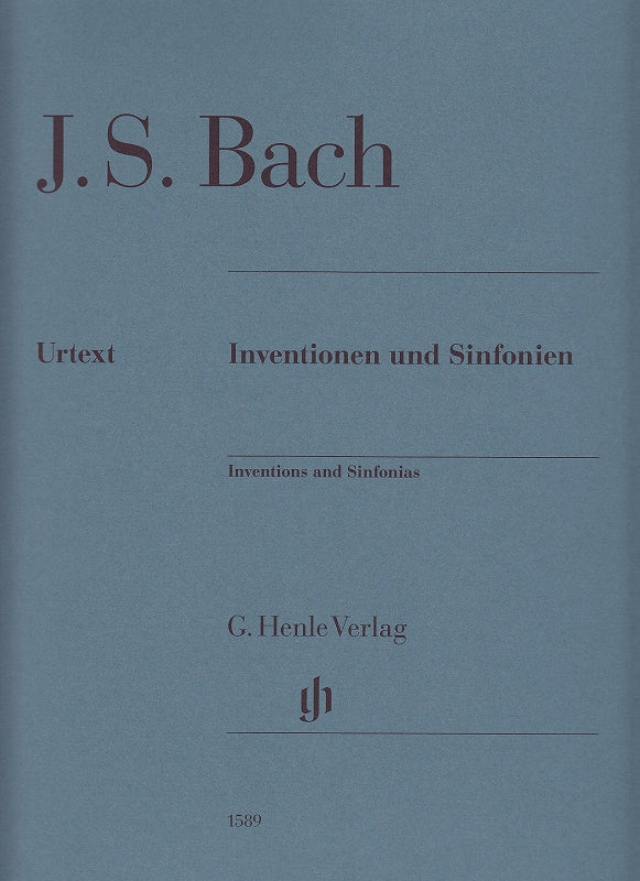 Bach, Inventionen, Sinfonien (r. no fing (Henle)