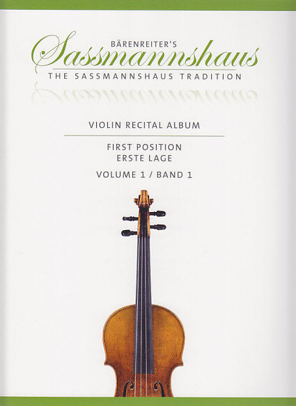 Violin Recital Album 1st Pos. 1 (Barenreiter)