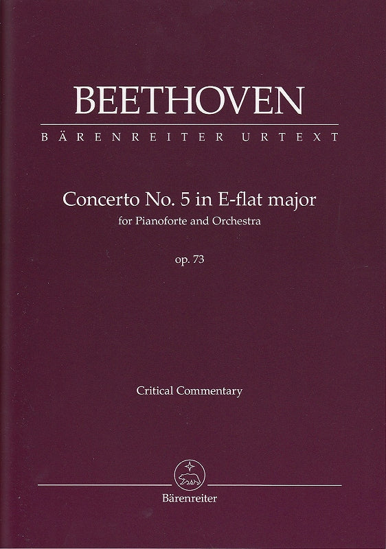 Beethoven, Concerto for Piano 5 Comment. (Barenreiter)