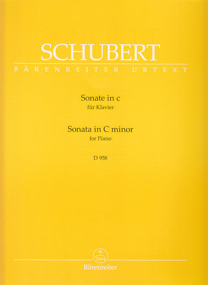 Schubert, Sonata D 958 in c (No. 19) (Barenreiter)