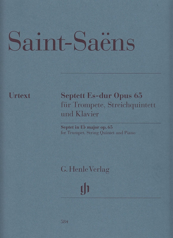 Saint-Saens, Septet op. 65 in Eb (Henle)