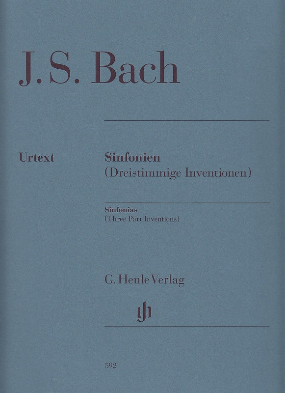 Bach, Inventionen, 3-stimm. (Scheideler) (Henle)