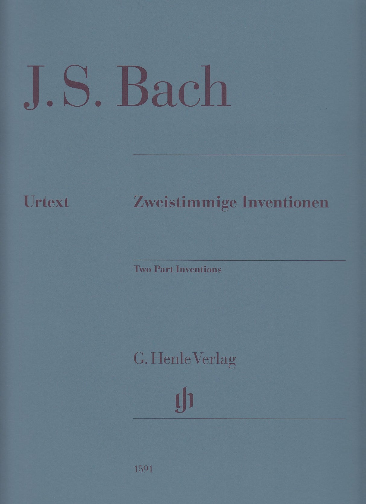 Bach, Inventionen, 2-stimm.(r. no fing.) (Henle)