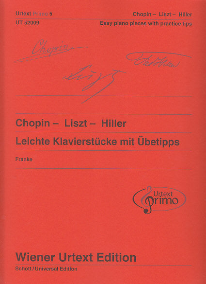 Urtext Primo 5: Chopin, Liszt, Hiller (Wiener Urtext Edition)