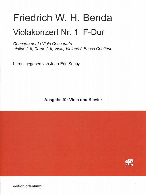 Benda,F.W.H., Concerto No. 1 in F (Offenburg, Edition)