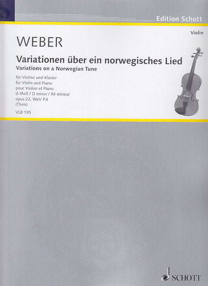 Weber, Variationen op. 22 (Schott)