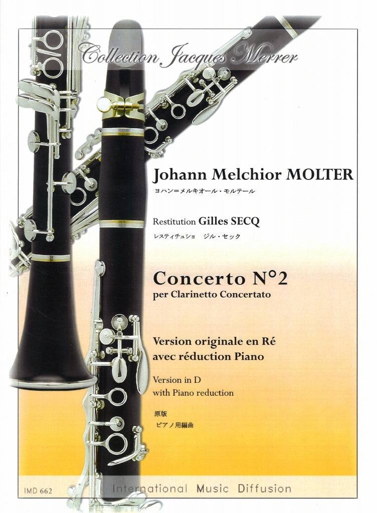 Molter, Concerto No. 2 (D Cl,Pf) (IMD (International Music Diffusion))