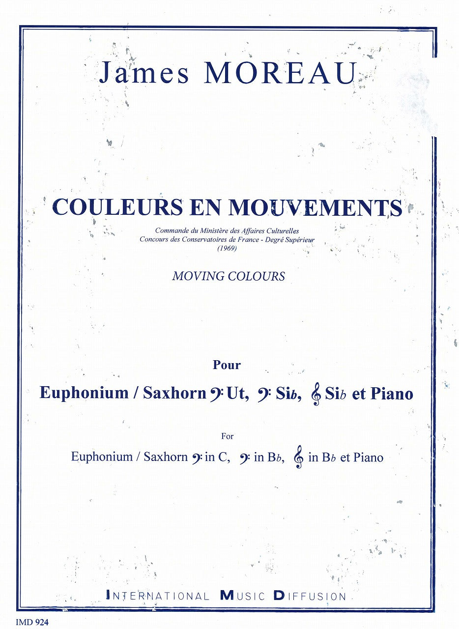 Moreau, Couleurs en movements (IMD (International Music Diffusion))