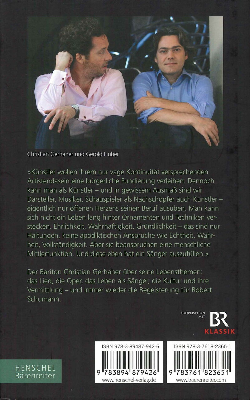 Gerhaher, Christian Gerhaher (Barenreiter)