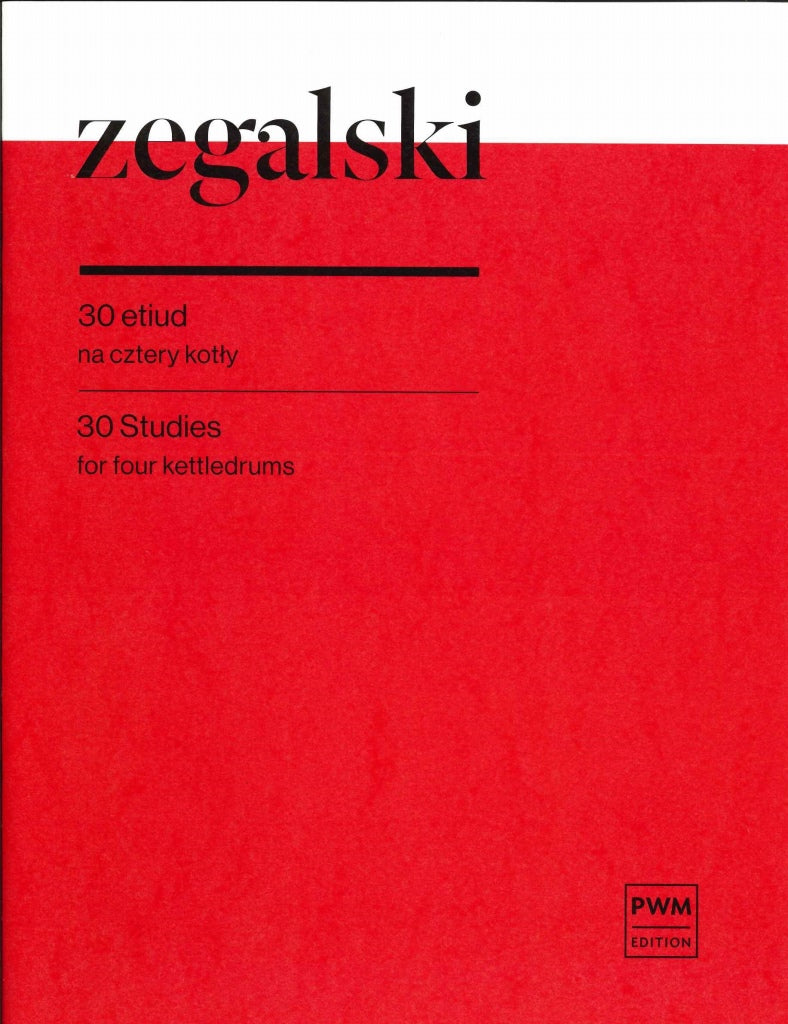 Zegalski, 30 Studies for 4 Kettledrums (PWM)