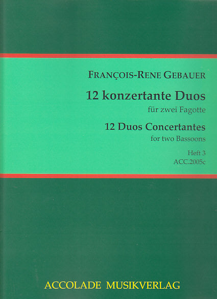 Gebauer, Duos concertants op. 44/7-9 (Accolade)