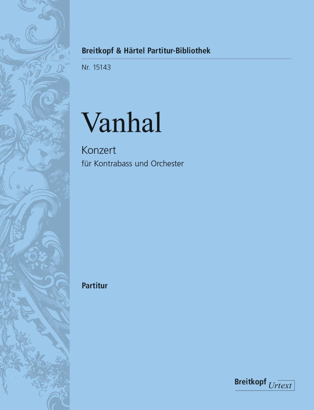 Vanhal, Concerto for Contrabass Score (Henle/Breitkopf)