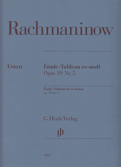 Rachmaninoff, Etude-tableau op. 39/5 (Henle)