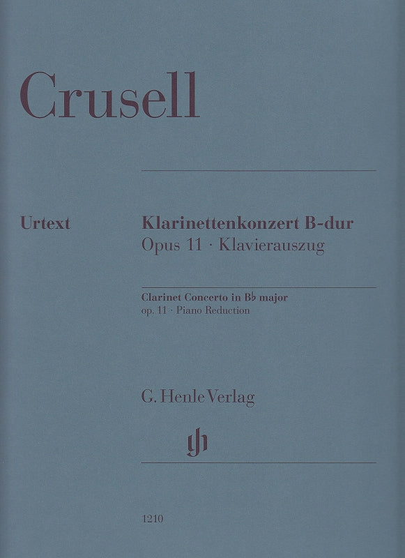 Crusell, Concerto op. 11 in Bb (Henle)