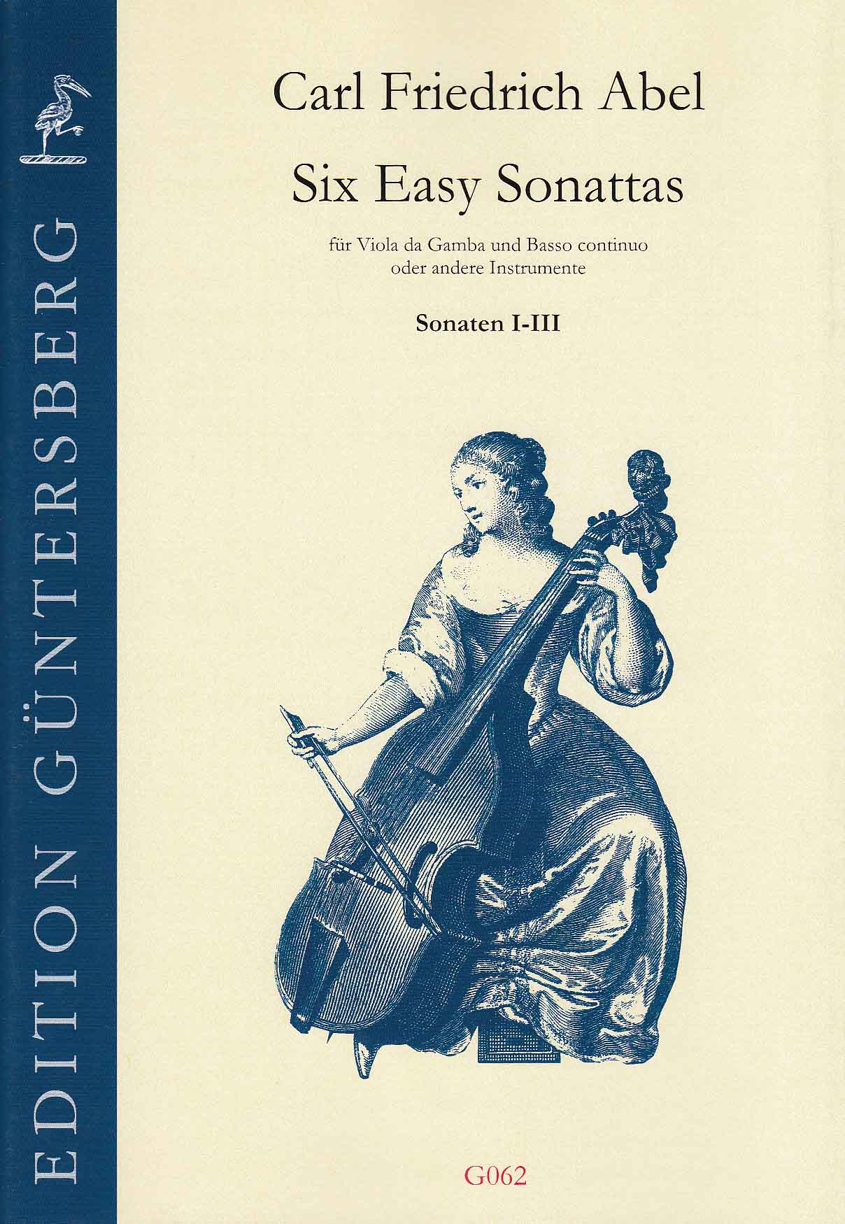 Abel, 6 Easy Sonattas, Sonaten 1-3 (Guntersberg/Walhall)
