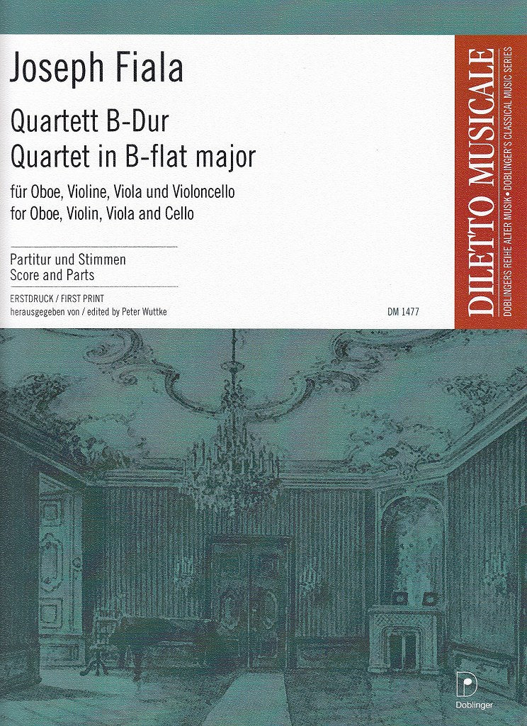Fiala, Quartett B-dur (Ob,Vn,Va,Vc) (Doblinger)