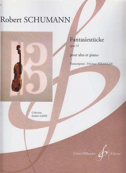 Schumann, Fantasiestucke op. 73 (Billaudot)