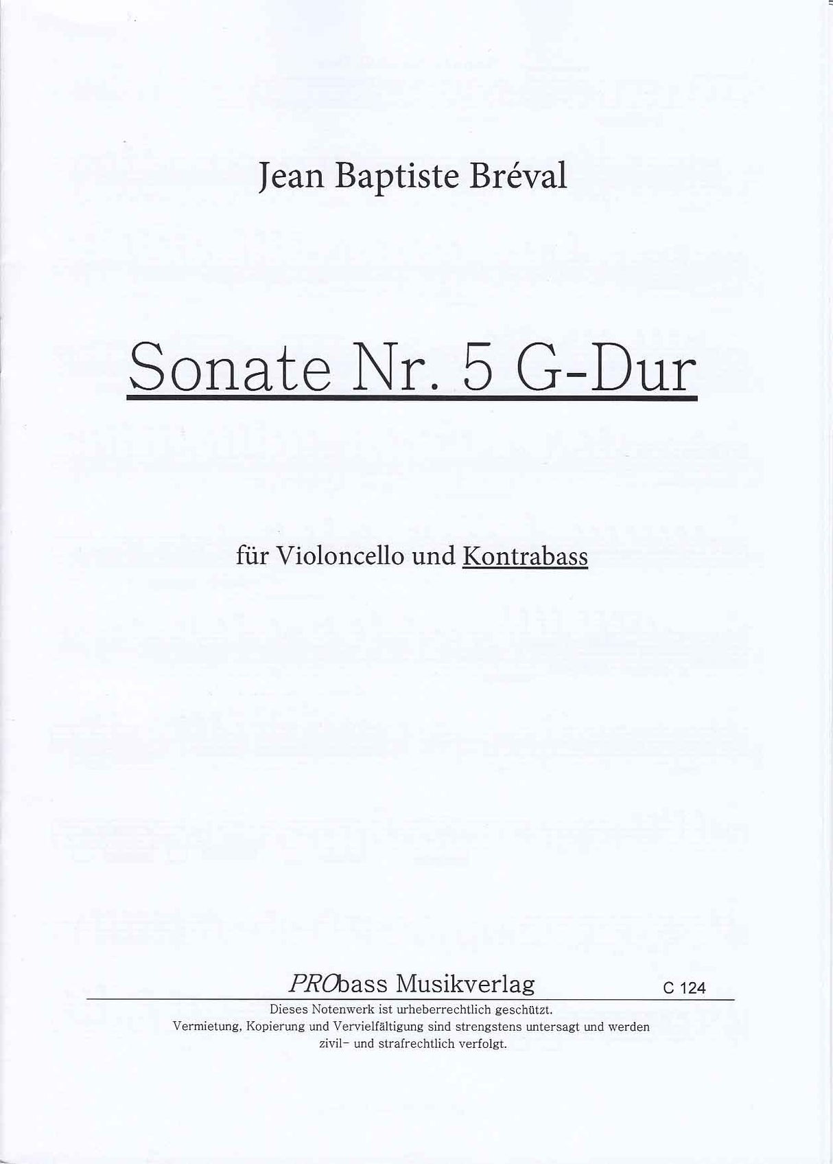 Breval, Sonata No. 5 in G (Probass Musikverlag)