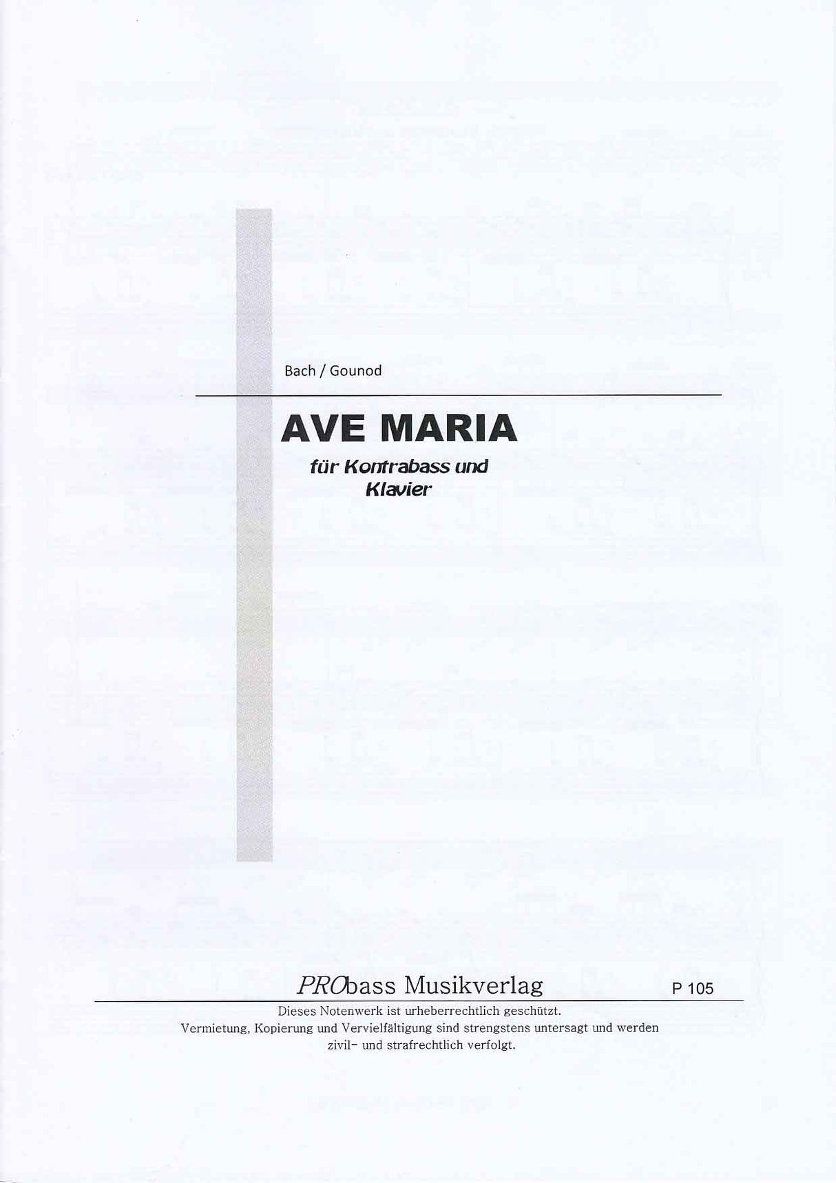 Bach/Gounod, Ave Maria (Probass Musikverlag)