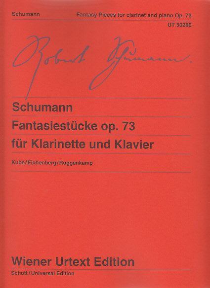Schumann, Fantasiestucke op. 73 (Wiener Urtext Edition)