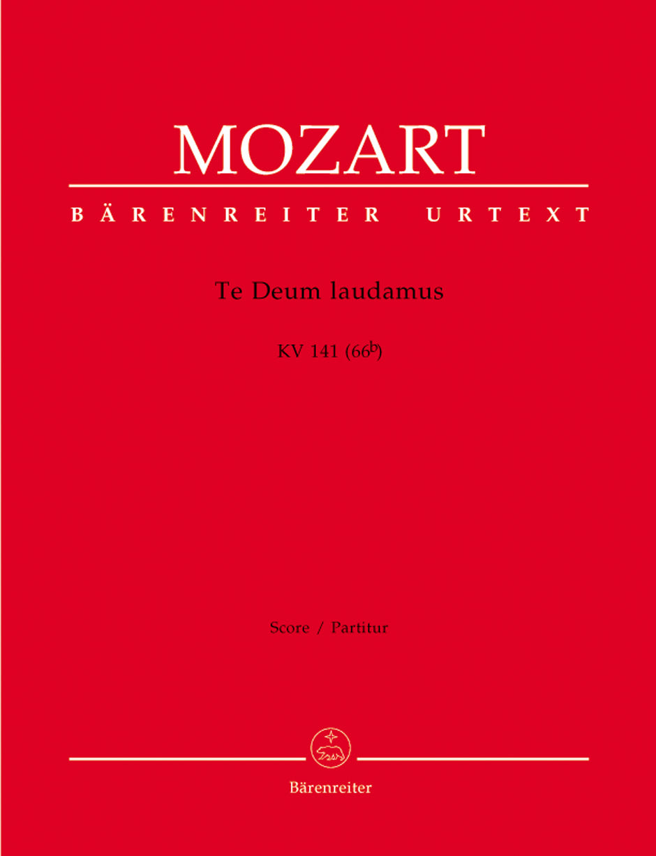 Mozart, Te Deum laudamus KV 141(66b) (Barenreiter)