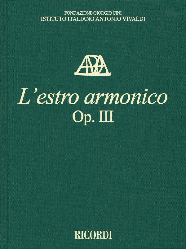 Vivaldi, Estro armonico op. 3 (Talbot) (Ricordi)