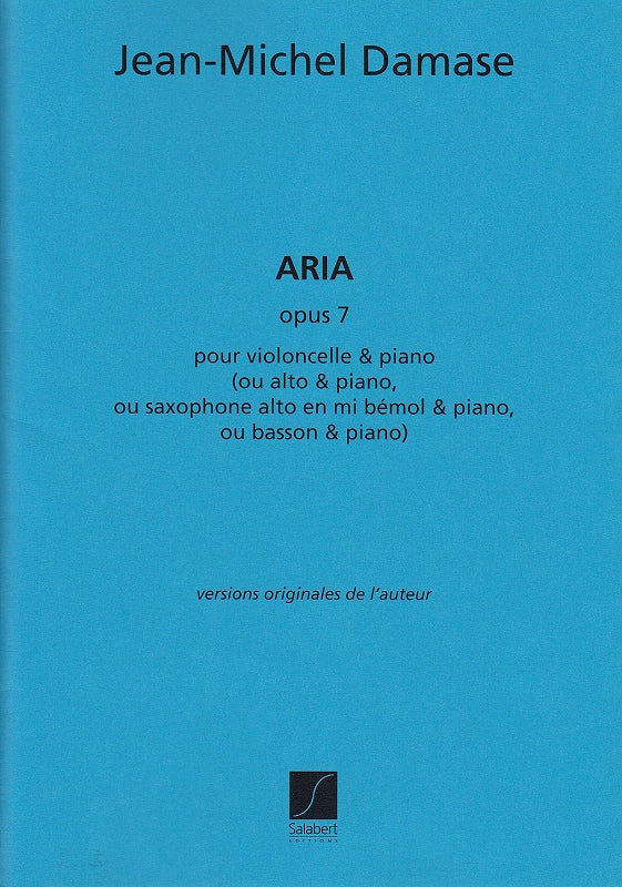 Damase, Aria op. 7 (Vc/Bn/Va.ASax,Pf) (Salabert)