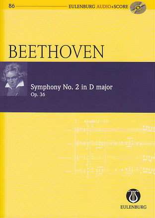 Beethoven, Symphony No. 2 in D (+CD) (Eulenburg)