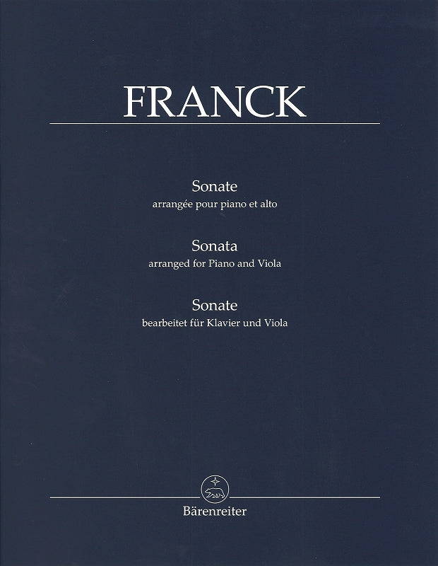 Franck, Sonata in A (Woodfull-Harris) (Barenreiter)