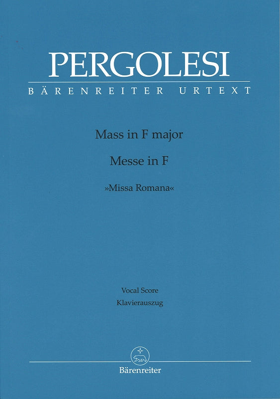 Pergolesi, Missa Romana [L] (Barenreiter)