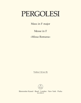 Pergolesi, Missa Romana Coro II Vn I (Barenreiter)