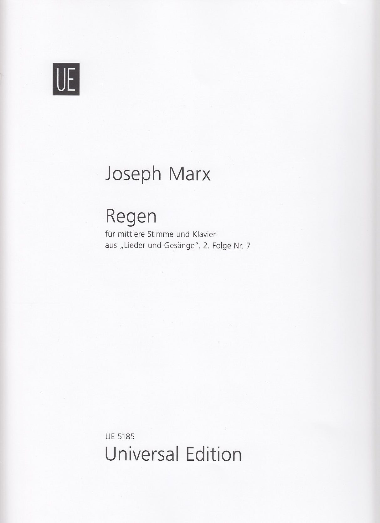 Marx, Regen [G/E] (Universal)
