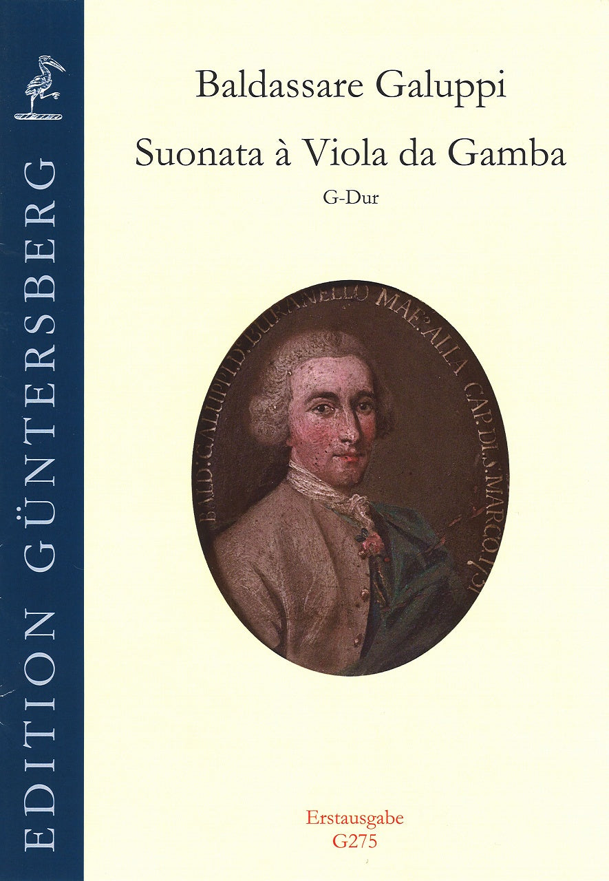 Galuppi, Sonata in G (VdG,Bc) (Guntersberg/Walhall)