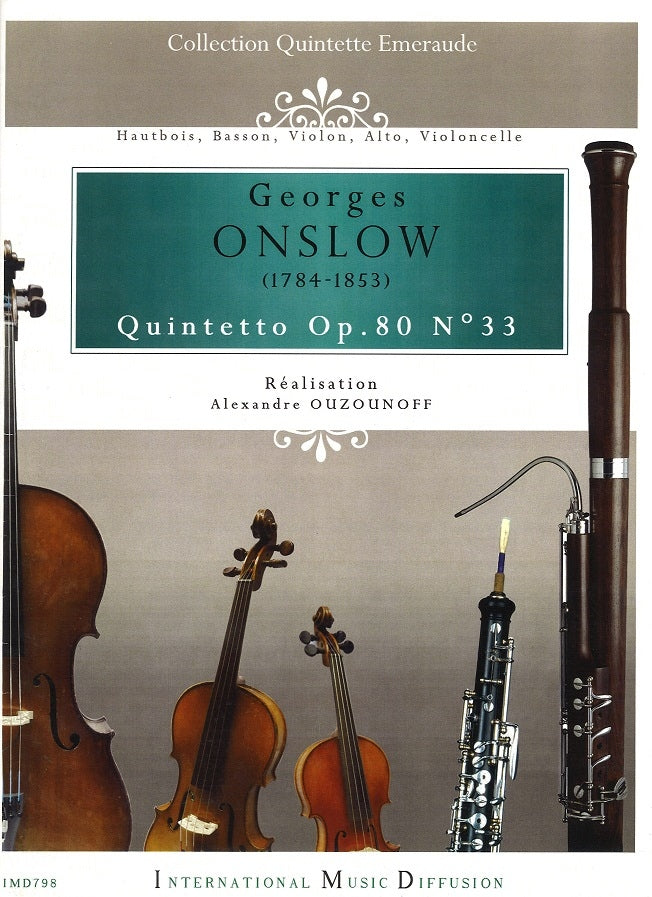 Onslow, Quintetto op. 80, No. 33 (IMD (International Music Diffusion))