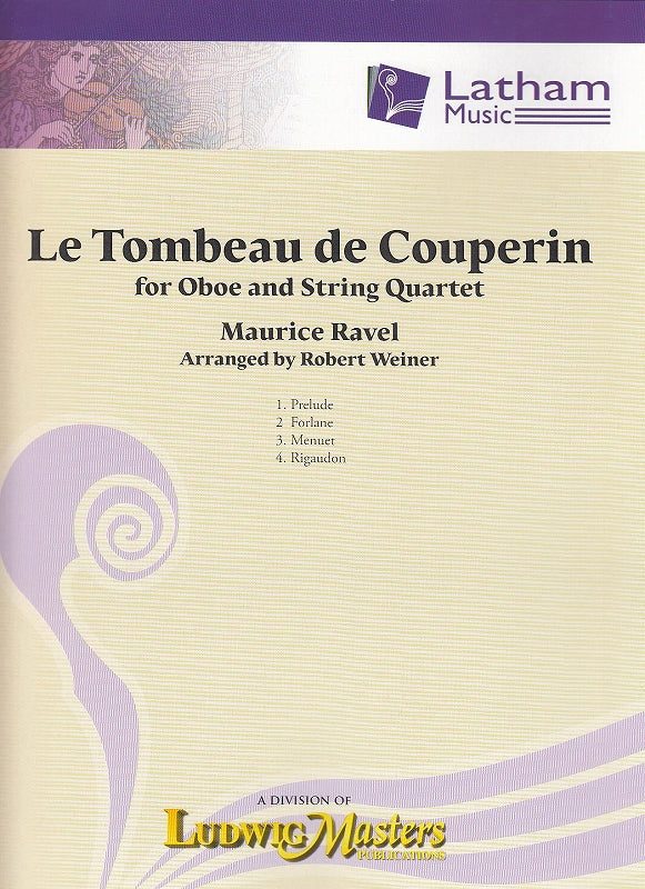 Ravel, Tombeau de Couperin (Ob,Str) (Latham Music/LudwigMasters)