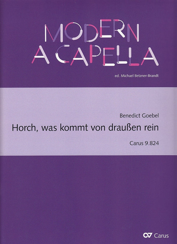 Goebel, Horch, was kommt von draussen (Carus)