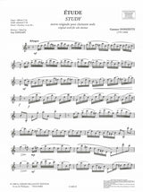 Donizetti, Etude (Dangain) (Billaudot)