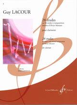 Lacour, 28 Etudes sur les modes a transp (Billaudot)