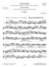 Lacour, 28 Etudes sur les modes a transp (Billaudot)