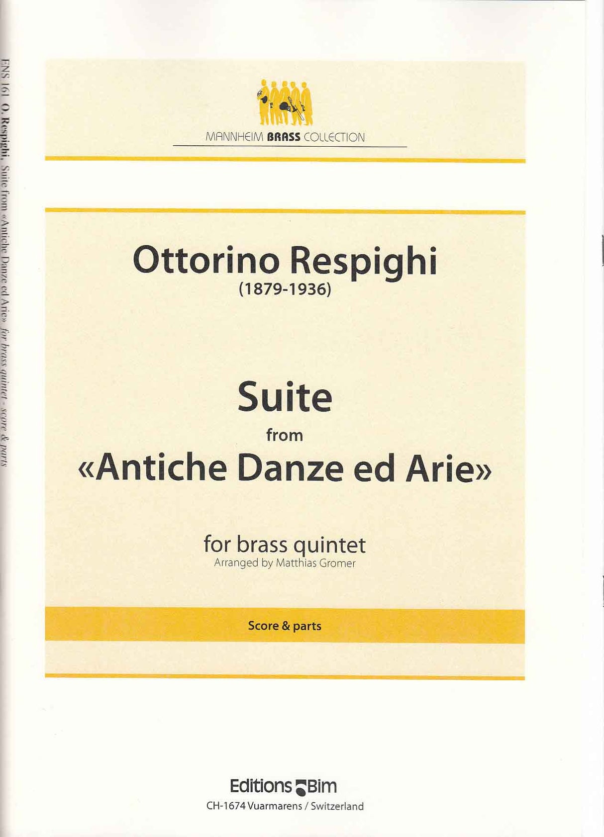 Respighi, Antiche Danze ed Arie (Quintet (Bim)
