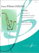Ferling, 48 Etudes op. 31, I (ASax,Pf) (Billaudot)