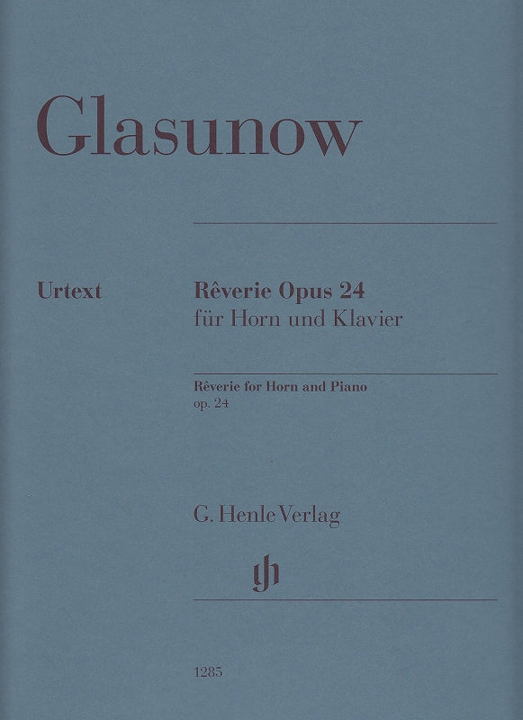 Glazunov, Reverie op. 24 (Henle)