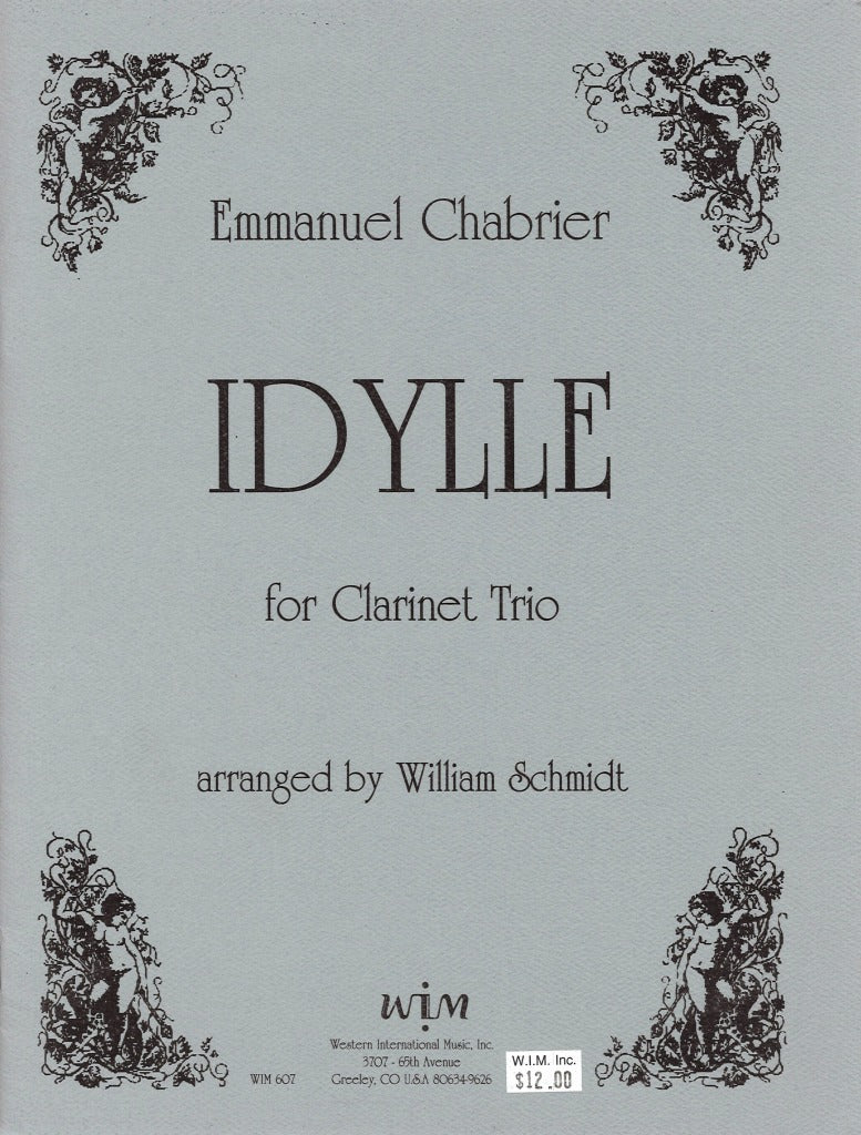 Chabrier, Idylle (Western International Music)